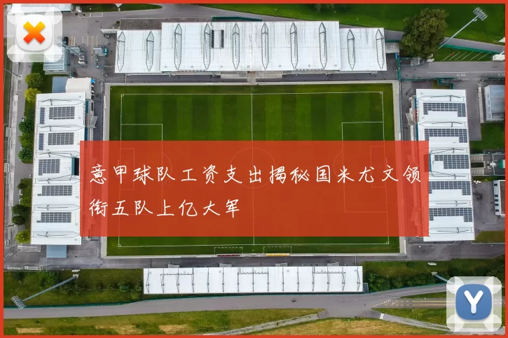 意甲球队工资支出揭秘国米尤文领衔五队上亿大军